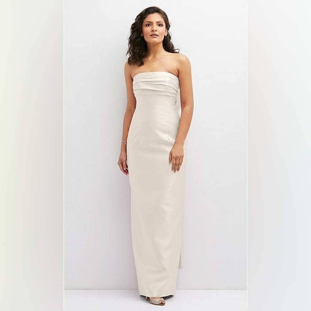 ALFRED SUNG D856 Maxi Dress in Ivory - Picture 2 of 14